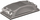 Bllok lëmimi Bosch Professional 160x85mm, plastik, gri