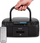 Radio portative Medion 50079328, DAB FM, Bluetooth USB CD kasetë, e zezë