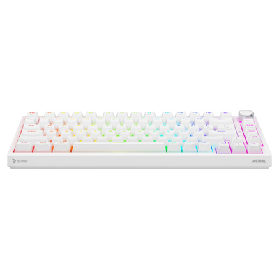 Гејминг тастатура Savio ASTRAL WHITE JADE, USB, RGB, бела