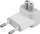 Adapter prizë Akyga AK-AD-60, kokë prizë Duckhead për karikues Apple, 10A, i bardhë
