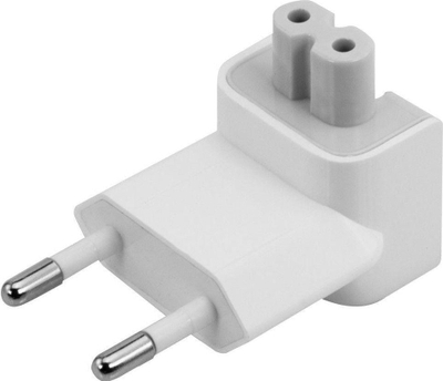 Adapter prizë Akyga AK-AD-60, kokë prizë Duckhead për karikues Apple, 10A, i bardhë