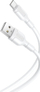Кабел за полнење USB во USB-C XO NB212, 1m, 2.1A, бел