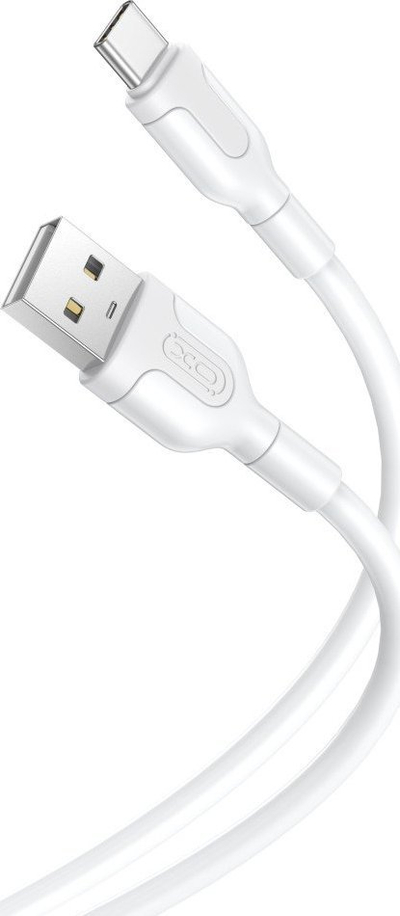 Кабел за полнење USB во USB-C XO NB212, 1m, 2.1A, бел