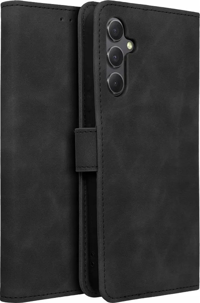 Këllëf libri OEM TENDER për Samsung Galaxy A34 5G, me xhepa, i zi
