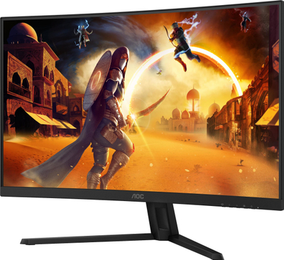 Гејминг монитор AOC G4 CQ32G4VE, 31.5\", QHD 2560x1440, 165Hz, црно сив