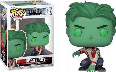 Figurë koleksionuese Funko POP DC Titans S1 Beast Boy, 9cm, vinil, shumëngjyrëshe