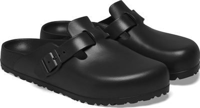 Klompa Birkenstock Boston EVA M 1002314, me taban anatomik, që s’i ze uji, të zeza