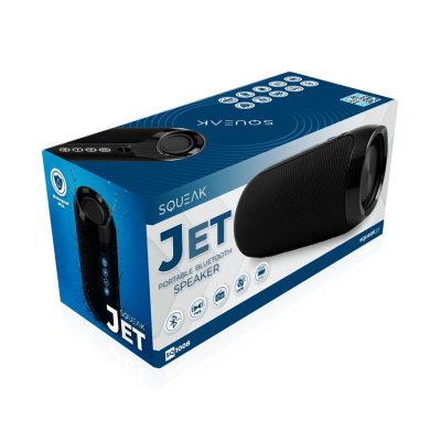 Kufje Bluetooth Squeak Jet SQ1008, 14W, Bluetooth 5.3, e zezë