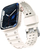 Rrip ore Hurtel Triple Protection për Apple Watch SE 8 7 6 5 4 3 2 1, 41 40 38mm, bezhë
