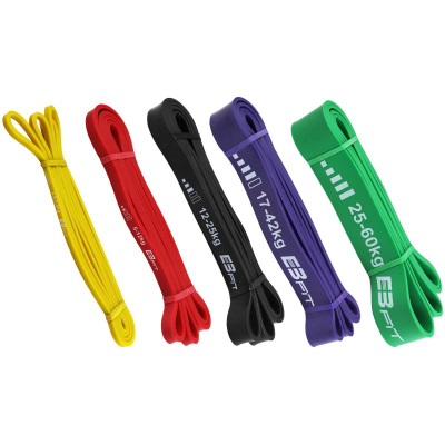 Rrip fitnesi EB Fit, 25-60 kg, latex, jeshil