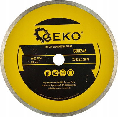 Disk diamanti Full Diamond Disc 230mm, vrimë 22.2mm, i argjendtë