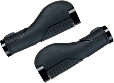 Doreza timoni Clarks CE212 Lock On, ergonomike, me kapëse alumini, të zeza