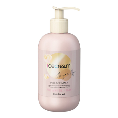 Maskë për flokë Inebrya Ice Cream Pro-Age Argan, 300 ml