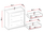 Komodë me 3 sirtarë FARGO FG-06, kaftë, hirtë e errët