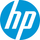 Logo HP, blu dhe i bardhë, për përdorim grafik