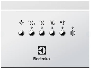 Kapak aspirimi i integruar Electrolux LFG719W, 580 m³/h, i bardhë