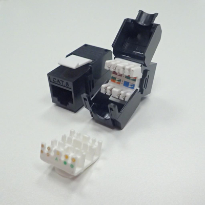 Modul NetRack Keyston Jack, 1 x RJ45, 8p8c, i zi