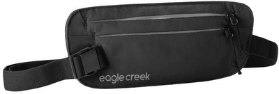 Заштитен појас Eagle Creek Undercover RFID Money Belt, RFID-блокада, 2 џеба со патент, црн