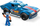 Set ndërtimi MEGA Hot Wheels 64 Corvette Grand Sport, 88 copa, me figurë shoferi, blu
