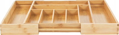 Tabaka për takëme Greenblue Bamboo GB379, bambu e rregullueshme, kafe