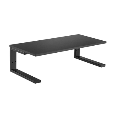 Основa за монитор V7 Riser Stand, со маса со стега, црна