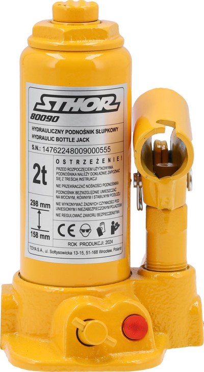 Krik hidraulik kolonë Sthor 80090, 2T, 158-298mm