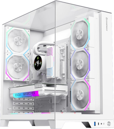 Kullë PC GameMax Infinity Pro WH, Midi Tower, ATX, e bardhë