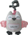 Varëse lodër për bebe Baby Mix Pink Plush Owl, me muzikë, pelush rozë-gri