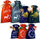 Set qese dhuratash Krishtlindjeve Ruhhy 22251, 8 copë, shumëngjyrëshe