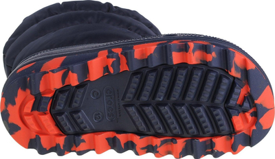 Çizme bore për kalamaj Crocs Classic Neo Puff Boot Jr 207684-410, termo, navy blue