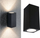 Aplik muror Paulmann Flame, 2x LED, 12.8cm, antracit