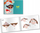 Set origami Djeco Pretty Faces, 24 fletë, me ngjitësa, shumëngjyrësh