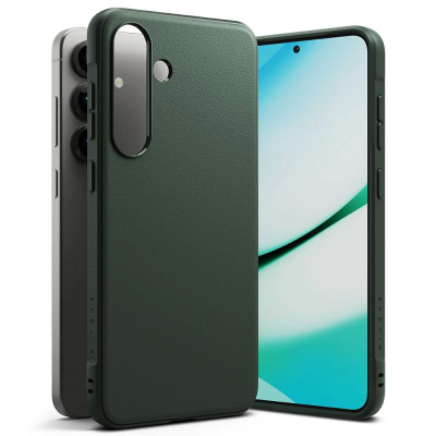 Kojë telefoni Ringke Onyx për Samsung Galaxy S25, TPU, antirrëshqitëse, jeshile e errët