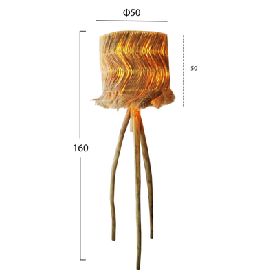 Llambë dyshemeje abace 50×50–158 cm (HM7765)