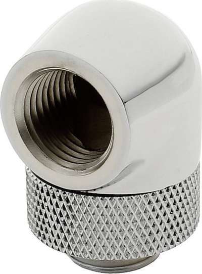 Fiting PC për ftohje me ujë XSPC G1/4 90° Rotary V2, krom