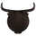 Dekor muri Beliani ERBIUM Bull, metal 41cm, gri
