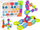 Lodër ndërtimi Snowflake Blocks, 120 copa, shumëngjyrëshe