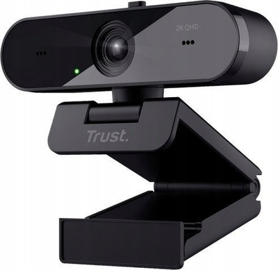 Webkamera Trust TW-250 QHD Eco, 2K, me mikrofon, e zezë