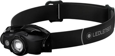Llambë koke Ledlenser MH4, 400 lumens, bateri rikarikueshme, e zezë