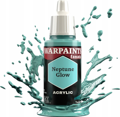 Ngjyrë akrilike The Army Painter Warpaints Fanatic Neptune Glow, 18 ml, për miniatura