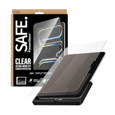 Xham mbrojtës tablet SAFE PanzerGlass për iPad Pro 11", ultra wide fit, transparent