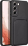 Kuti telefoni Forcell Samsung Galaxy A53 5G, silikon i butë, me vend për karta, e zezë