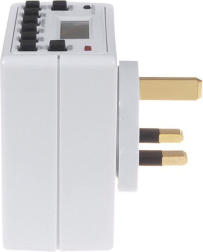 Тајмер дигитална приклучница Maclean Energy MCE30GB, 10 програми, 3600W, бела