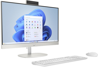Компјутер All in One HP 24-cr0312nw, Ryzen 5, 16GB RAM, 512GB SSD, бел