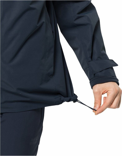 Xhaketë dimri për burra Jack Wolfskin Glaabach 3in1 JKT M, 3‑në‑1, me kapuç, portokalli e errët