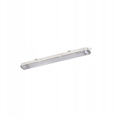 Водоотпорно куќиште за LED T8 цевки, 2x18W, IP65, 660mm, сиво