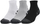 Çorape sportive Under Armour Performance Tech Quarter, set 3 palë, gri