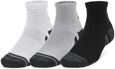 Çorape sportive Under Armour Performance Tech Quarter, set 3 palë, gri