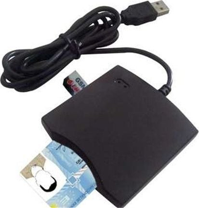 Lexues smart kartash ISO7816, USB 2.0, i bardhë