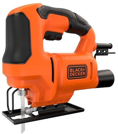 Sharrë elektrike vertikale Black+Decker BES603, 400W, prerje dru 60mm, portokalli e zezë